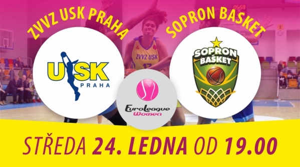 ZVVZ USK Praha - Sopron Basket