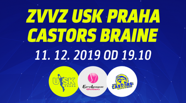 ZVVZ USK Praha - Mithra Castors Braine